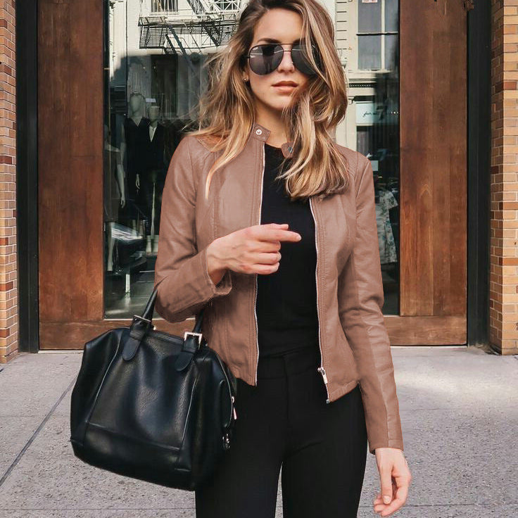 Zephyr | Slim Fit Leather Jacket for Women