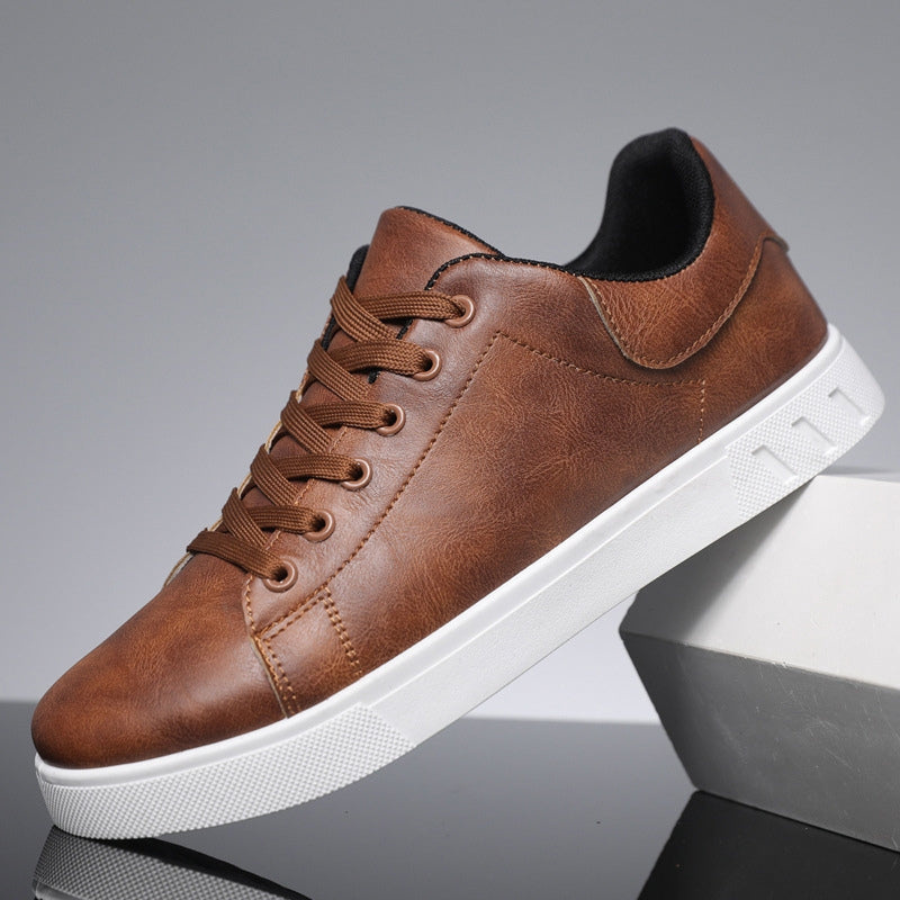 Josef | Brown Leather Sneakers