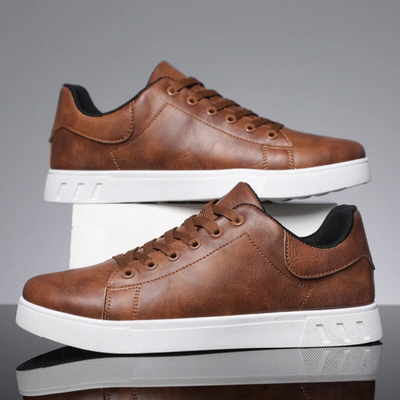 Josef | Brown Leather Sneakers
