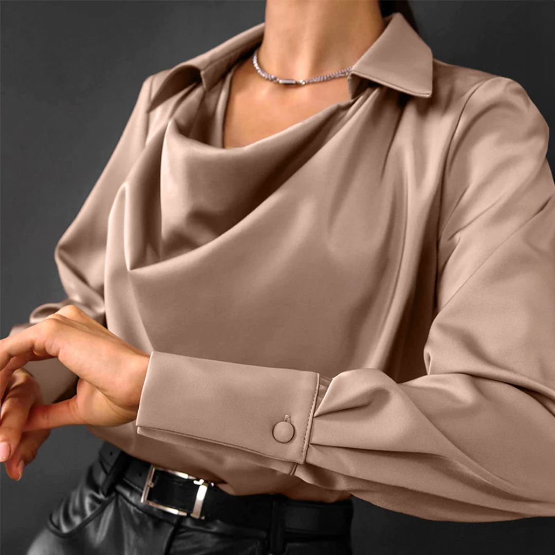 Yasmin | Cowl Neck Blouse