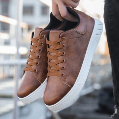 Josef | Brown Leather Sneakers