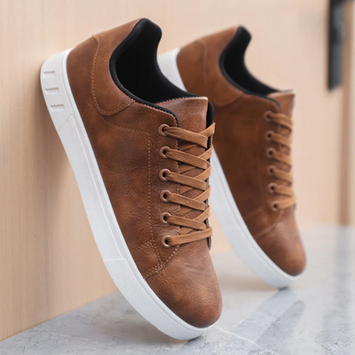 Josef | Brown Leather Sneakers