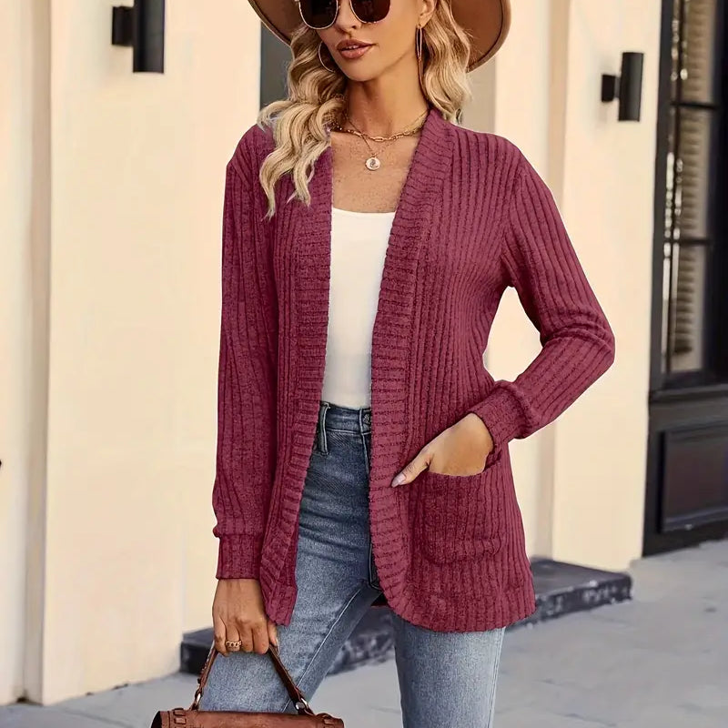 Bianca | Casual Soft Cardigan With Open Front