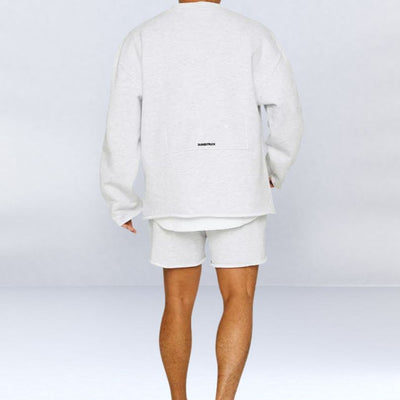 John | Relaxed Fit Sweatshirt Shorts Set