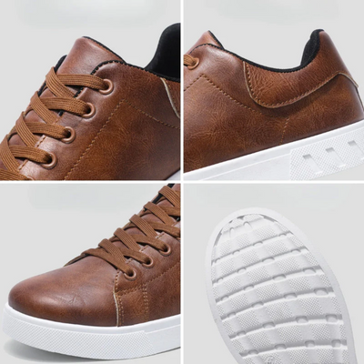 Josef | Brown Leather Sneakers