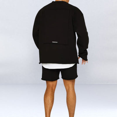John | Relaxed Fit Sweatshirt Shorts Set