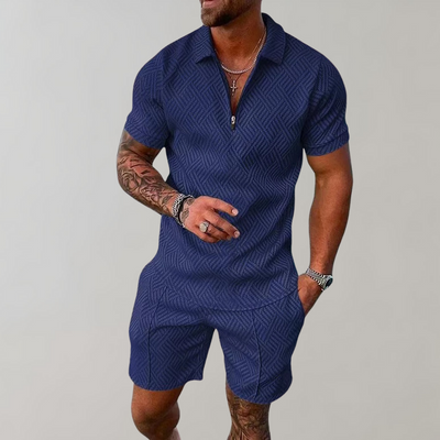 Lachlan | Zipper Polo Set