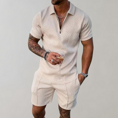Lachlan | Zipper Polo Set