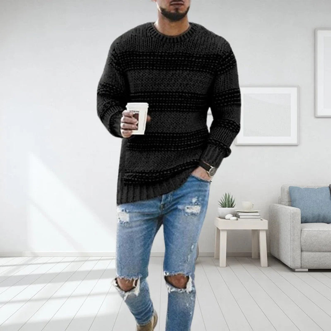 Hudson | Coarse Knit Norwegian Sweater for Men