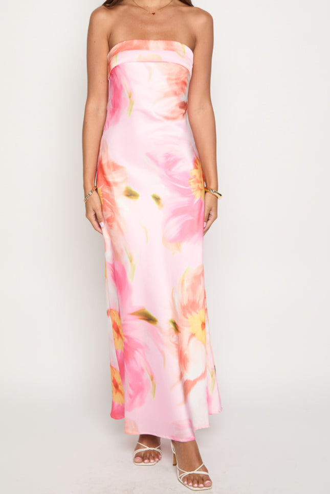 Maiah | Floral Print Maxi Dress