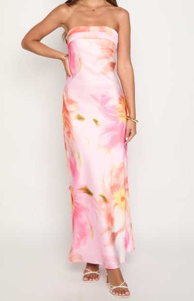 Maiah | Floral Print Maxi Dress
