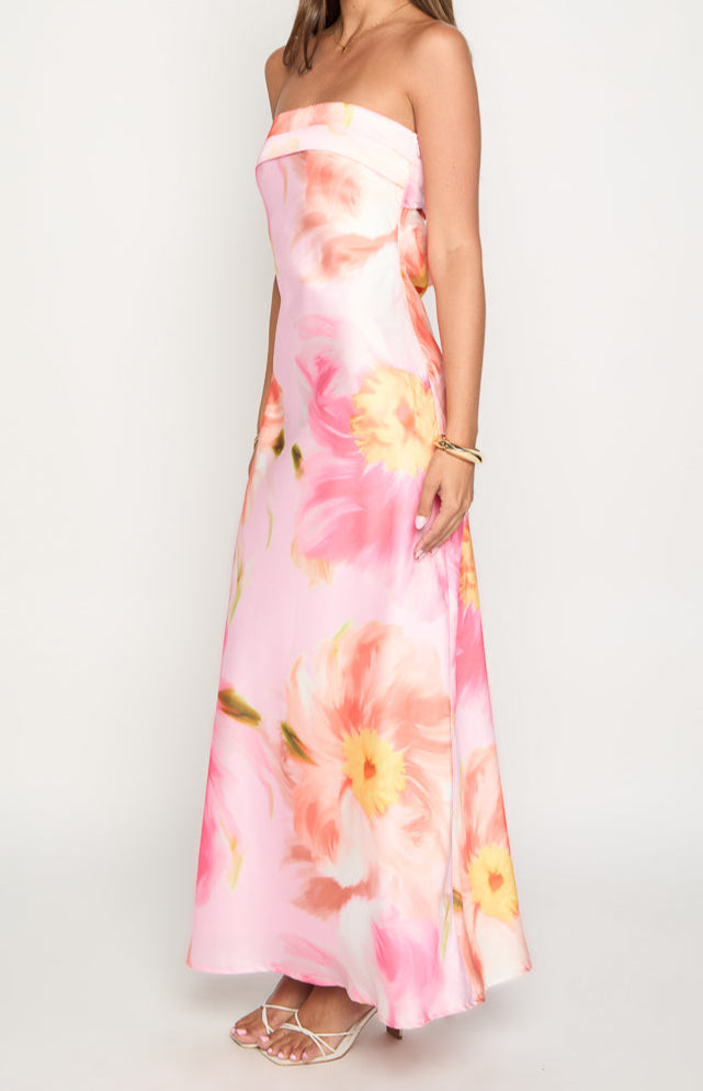 Maiah | Floral Print Maxi Dress