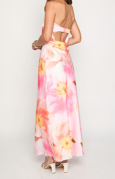 Maiah | Floral Print Maxi Dress