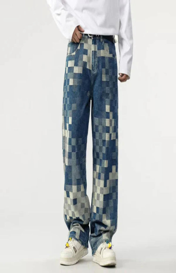 Heres Stylish Pixelated Jeans