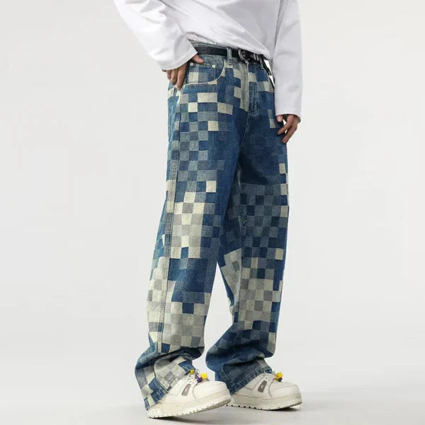 Heres Stylish Pixelated Jeans
