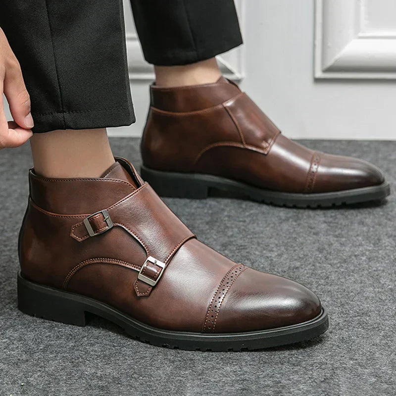 Jacob | Double Monk Strap Boots