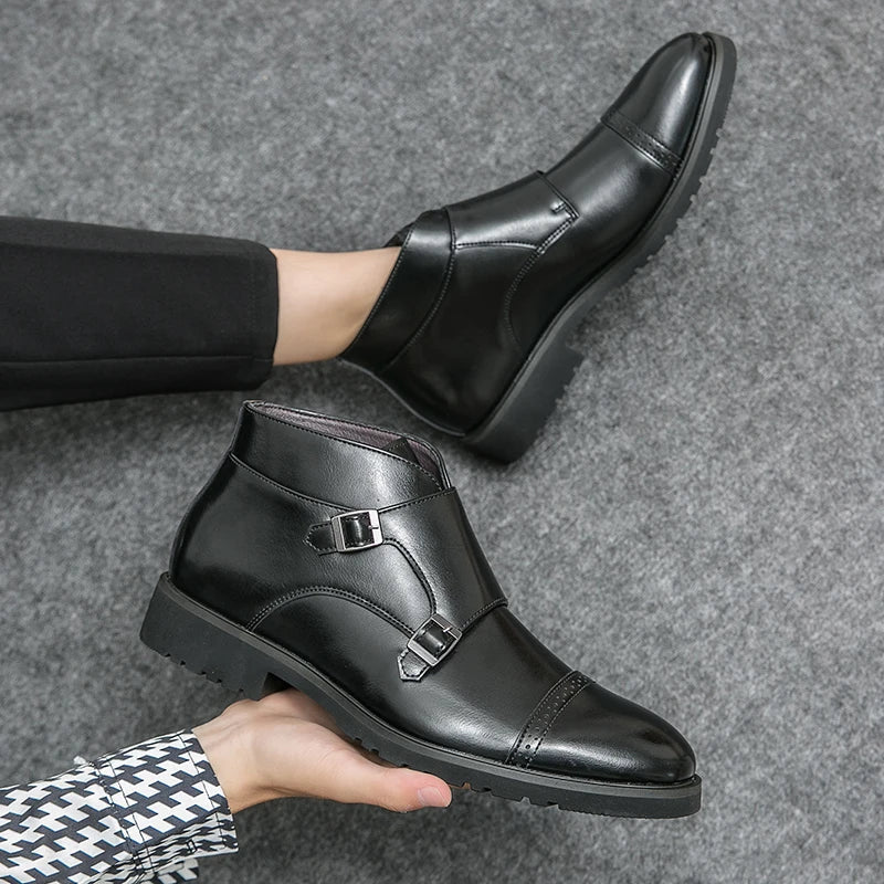Jacob | Double Monk Strap Boots