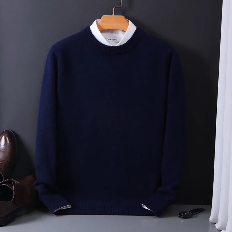 Jacob | Solid Cashmere Pullover