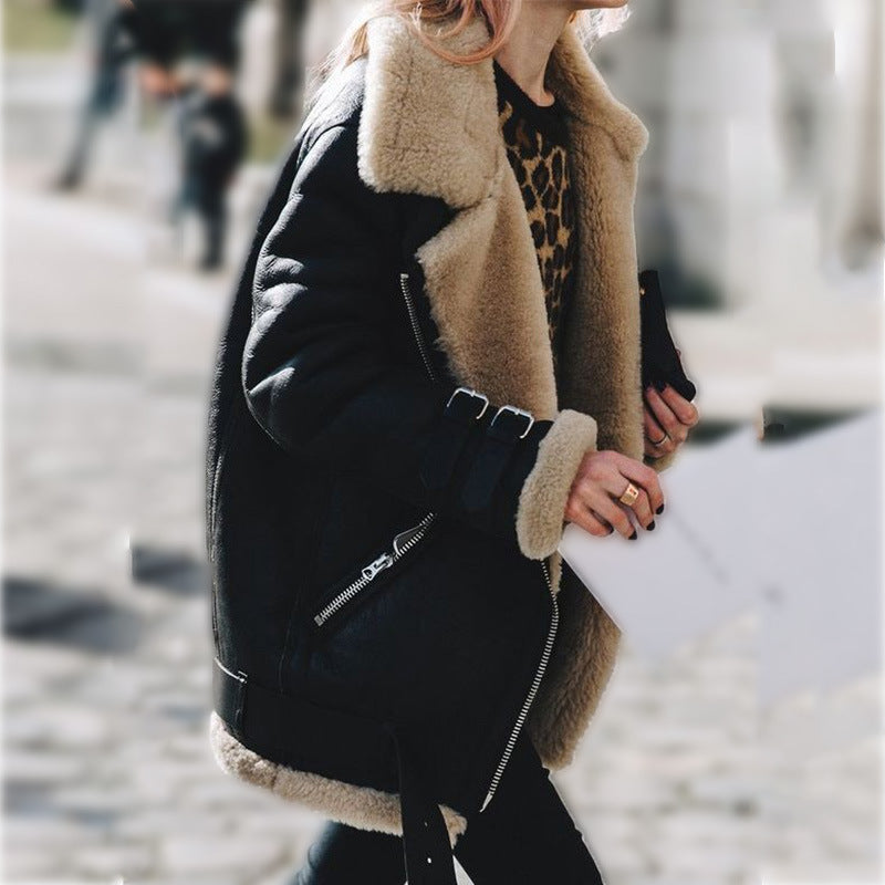 Aubrey | Shearling-Trimmed Jacket