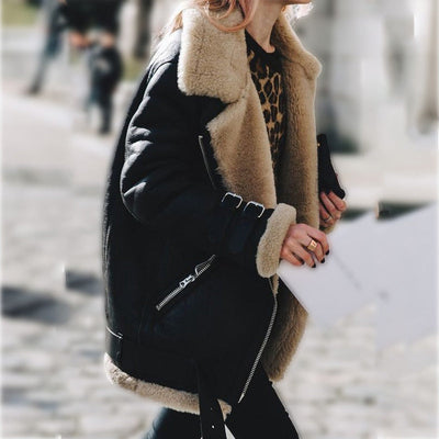 Aubrey | Shearling-Trimmed Jacket