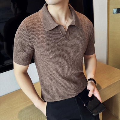 Jeremy | Men's V-Neck Polo Shirt