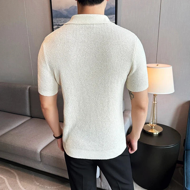 Jeremy | Men's V-Neck Polo Shirt