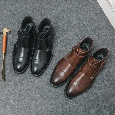 Jacob | Double Monk Strap Boots
