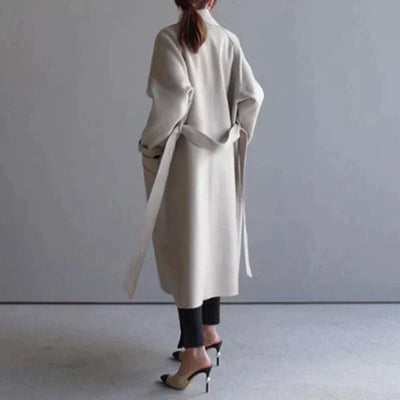 Sarah | Wool-Blend Long Coat