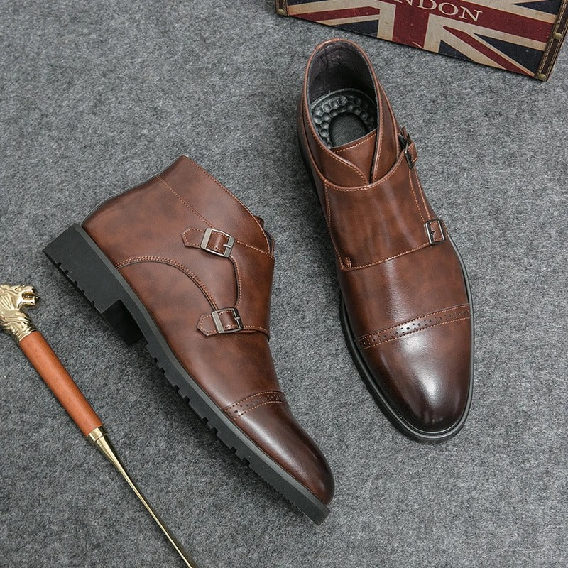 Jacob | Double Monk Strap Boots