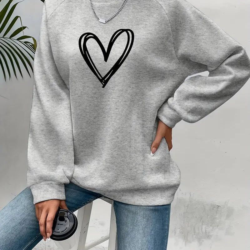 Grace | Casual Long Sleeve Sweater with Round Neck for Autumn