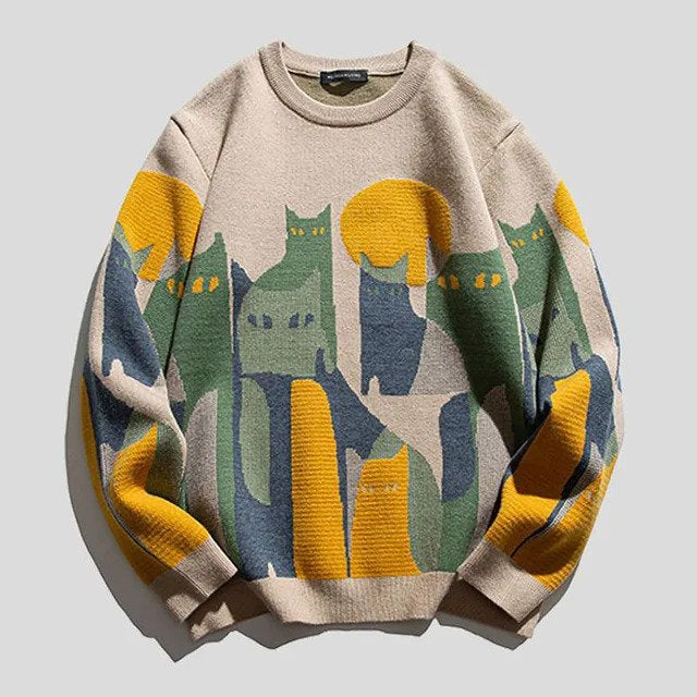 Robinn | Stylish Unisex Cat Sweater