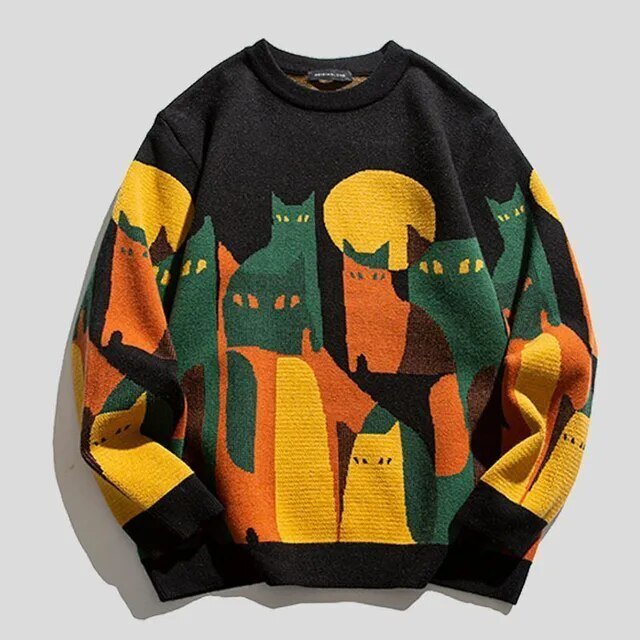 Robinn | Stylish Unisex Cat Sweater