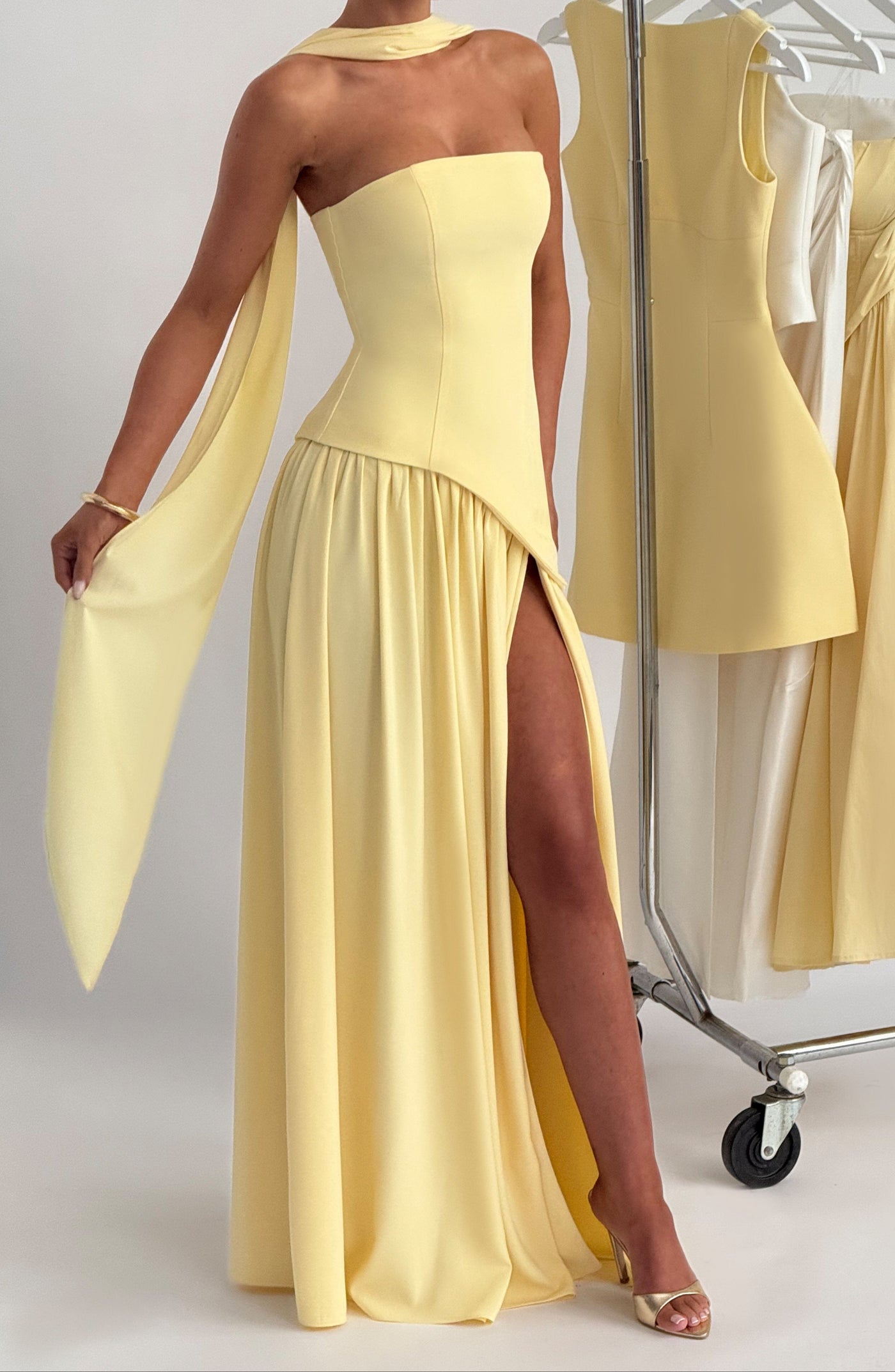Maliyah Maxi Dress - Lemon