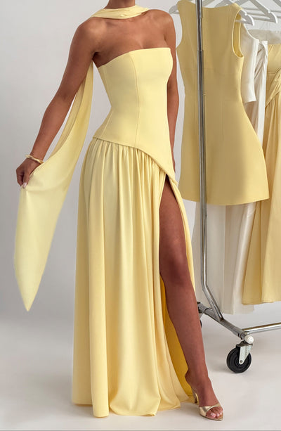 Maliyah Maxi Dress - Lemon