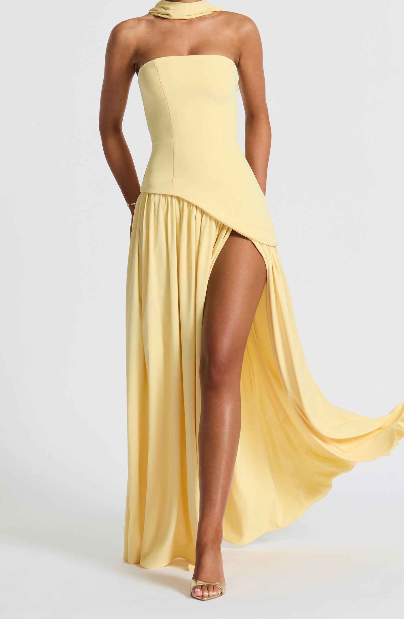 Maliyah Maxi Dress - Lemon