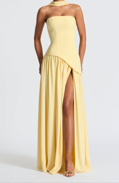 Maliyah Maxi Dress - Lemon