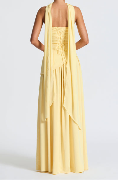 Maliyah Maxi Dress - Lemon