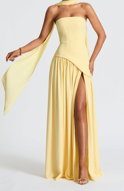 Maliyah Maxi Dress - Lemon