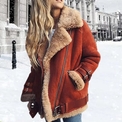 Aubrey | Shearling-Trimmed Jacket