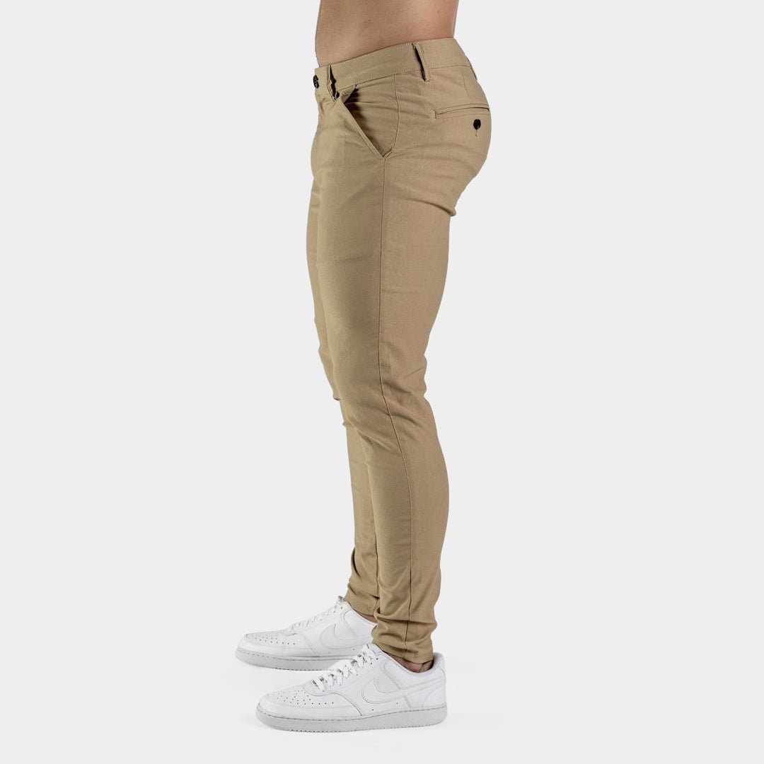 Teo Stylish Modern Beige Pants