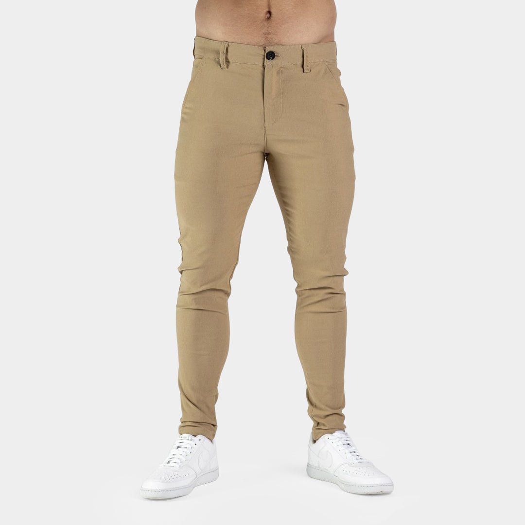 Teo Stylish Modern Beige Pants