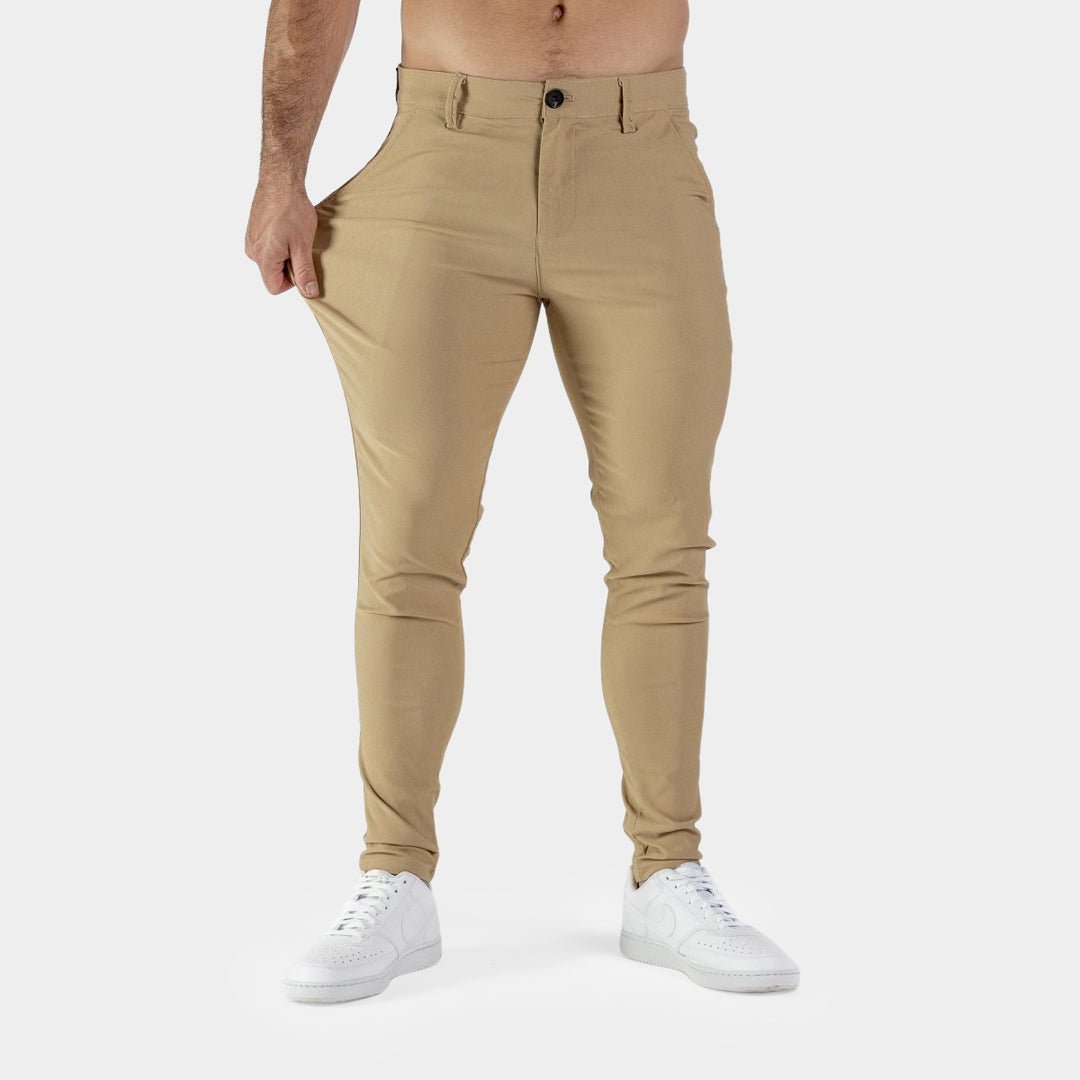 Teo Stylish Modern Beige Pants
