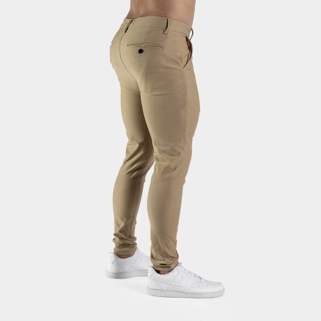 Teo Stylish Modern Beige Pants